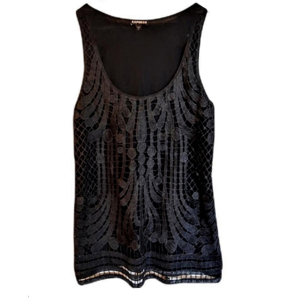 Black Dress Tank by Express size M
